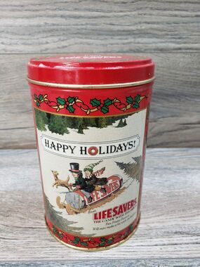 Life Savers Holiday Keepsake Collector Tin 1989 Limited Edition Empty